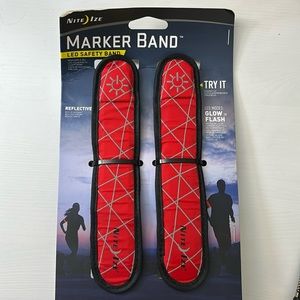 Running arm bands with lights